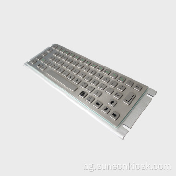 Брайлова метална клавиатура с тъчпад